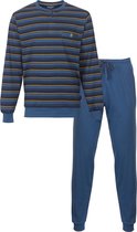 Paul Hopkins - Heren Pyjama - Gestreept - Blauw - Maat L