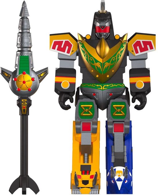 Mighty Morphin Power Rangers ReAction Action Figure Wave 3 DragonZord (Battle Mode) 15 cm