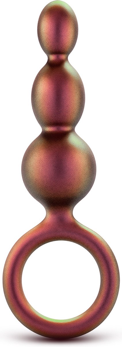 Anal Adventures Matrix - Beaded Loop Anaal Plug - Koper