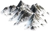 Papier peint Snowy Mountain | VEXXL - 312 cm x 219 cm | Polaire 130gr / m2