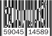 Fotobehang - Vlies Behang - Kat Streepjescode - Barcode - 152,5 x 104 cm