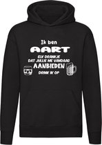 Ik ben Aart, elk drankje dat jullie me vandaag aanbieden drink ik op Hoodie | jarig | verjaardag | cadeau | kado | Unisex | Trui | Sweater | Capuchon