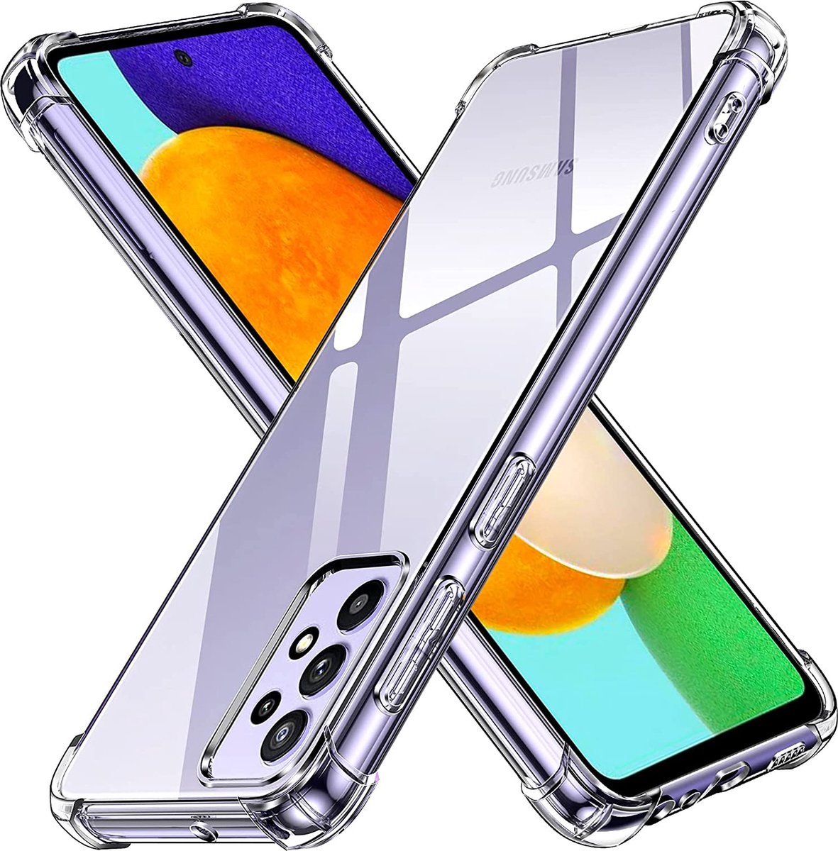 Hoesje voor Samsung Galaxy A53 5G backcover Shockproof siliconen Transparant
