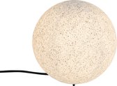 QAZQA nura - Moderne Vloerlamp | Staande Lamp - 1 lichts - H 39 cm - Grijs - Buitenverlichting