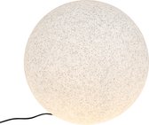 QAZQA nura - Moderne Vloerlamp | Staande Lamp - 1 lichts - H 74.7 cm - Grijs - Buitenverlichting