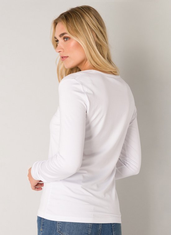 BASE LEVEL Yaso Jersey Shirt - White - maat 44