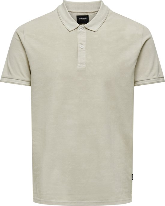 ONLY & SONS ONSTRAVIS SLIM WASHED SS POLO NOOS Heren Poloshirt - Maat M