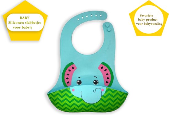 slabbetje met bakje siliconen - Kinderbestek baby lepeltjes en vorkjes- BPA vrij - drinkbeker - 360 trainingsbeker van Rettel — afbeelding 2