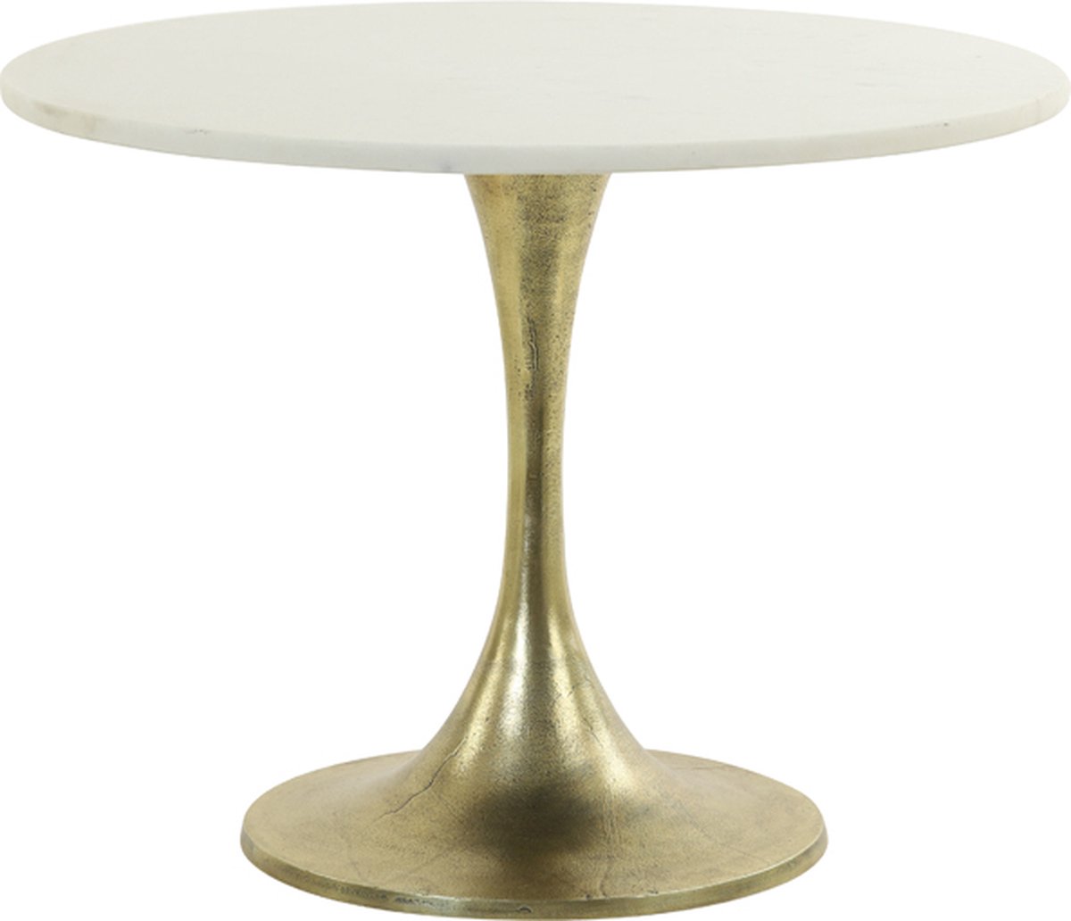 Bijzettafel RICKERD - Ø61x41cm - Wit