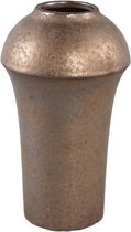 Vase PTMD Desyah - 15 x 15 x 26 cm - Céramique - Bronze