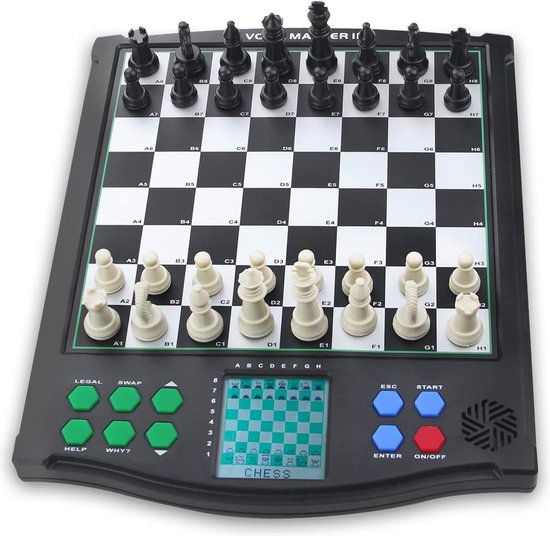 Échiquier électronique - Avec Pièces d'échecs magnétiques - Ordinateur  d'échecs 