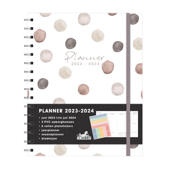 Hobbit Planner D2 Waterverf Stip 20232024