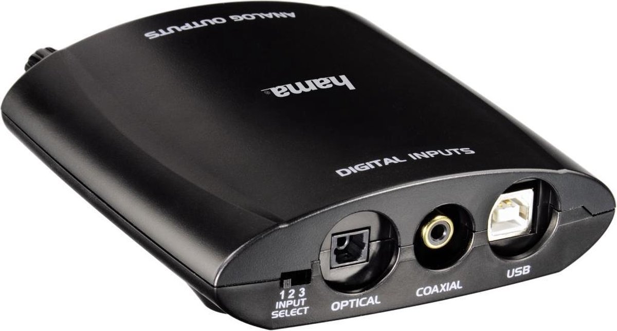 Hama Audio Converter Digitaal Naar Analoog Converter [Toslink Digitale