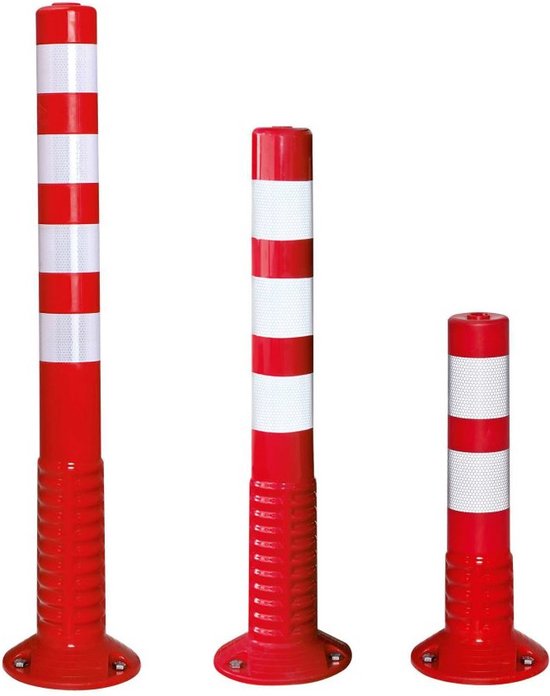 Balise repliable ComeBack rouge blanc 1000 mm