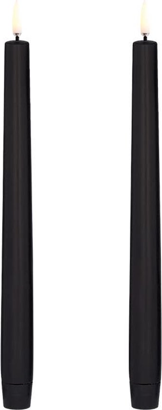 Uyuni Led Tafelkaars Zwart - 25cm - Set van 2