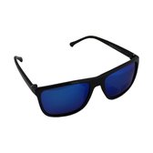 Visionmania Zonnebril Heren Vierkant - Zwart/Blauw - Polariserende glazen