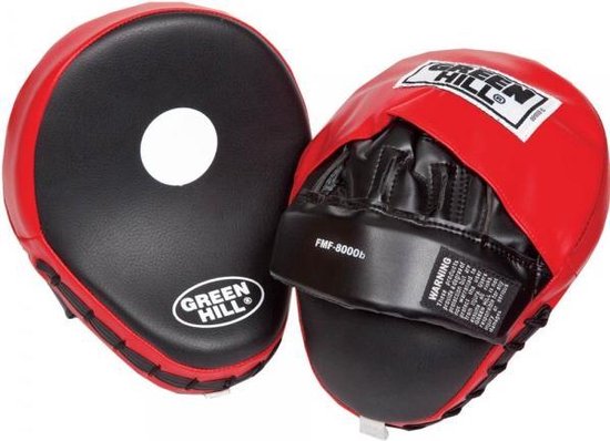 Guanti Da Allenamento Boxe Green Hill - Colpitori Professionali In Pelle Per Focus Mitt - Foto 13