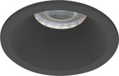 Noxion Verzonken Spot D-round MR16 Kantelbaar Zwart | Zaagmaat 70mm - GU10 Fitting.