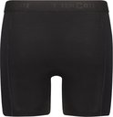 Zwarte lange herenshorts van Ten Cate, voorkant, met elastische tailleband.