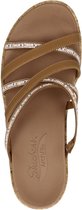 Skechers Arch Fit Berverlee Bout Ouvert - Cognac - Taille 38