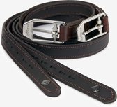 Le Mieux Vector Stirrup Leather - Black - Maat 130cm
