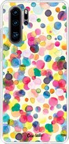 Casetastic Huawei P30 Pro Hoesje - Softcover Hoesje met Design - Watercolor Confetti Print