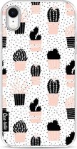 Casetastic Apple iPhone XR Hoesje - Softcover Hoesje met Design - Cactus Print Print