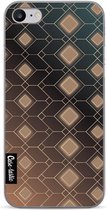 Casetastic Apple iPhone 7 / iPhone 8 / iPhone SE (2020) Hoesje - Softcover Hoesje met Design - Abstract Diamonds Print