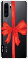 Casetastic Huawei P30 Pro Hoesje - Softcover Hoesje met Design - Christmas Ribbon Print