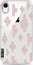 Casetastic Apple iPhone XR Hoesje - Softcover Hoesje met Design - American Cactus Pink Print