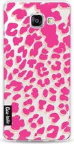 Casetastic Samsung Galaxy A5 (2016) Hoesje - Softcover Hoesje met Design - Leopard Print Pink Print