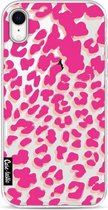 Casetastic Apple iPhone XR Hoesje - Softcover Hoesje met Design - Leopard Print Pink Print