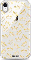 Casetastic Apple iPhone XR Hoesje - Softcover Hoesje met Design - The Crown Print