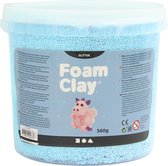 Foam Clay®, lichtblauw, glitter, 560gr