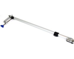 X2 Transducer stang - Klembaar - Verstelbaar 90-140cm - Transducerstang - Zilver