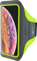 Hardloop Sportarmband geschikt voor Apple iPhone XS Max - Groen - Mobiparts