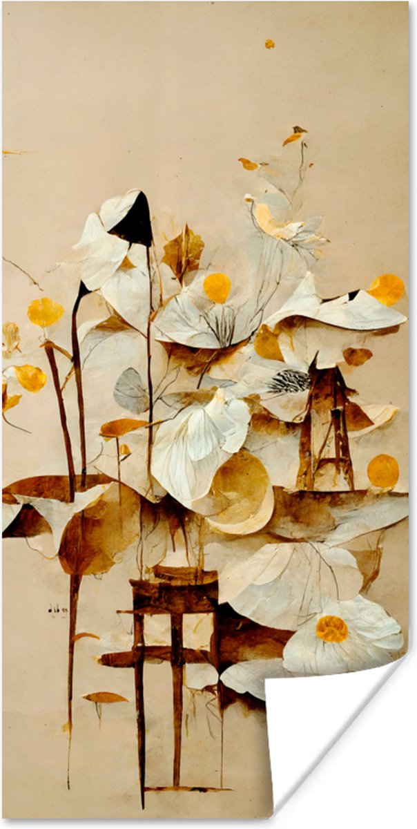 Bloemen - Wit - Planten - Vintage