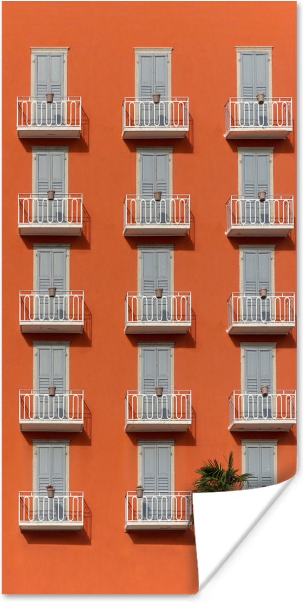 Deur - Balkon - Architectuur - Palmboom - Oranje