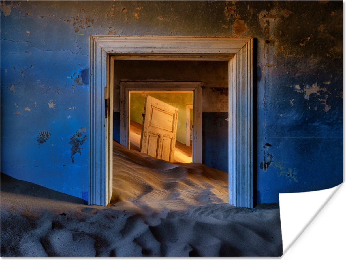 Zand - Blauw - Deur - Architectuur