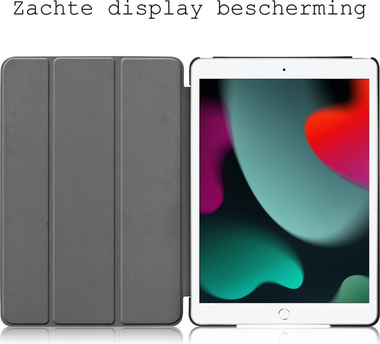 iPad 10.2 2021 Cover Book Case Cover - iPad 10.2 2021 Cover Hard Cover Case Cover - Bleu clair