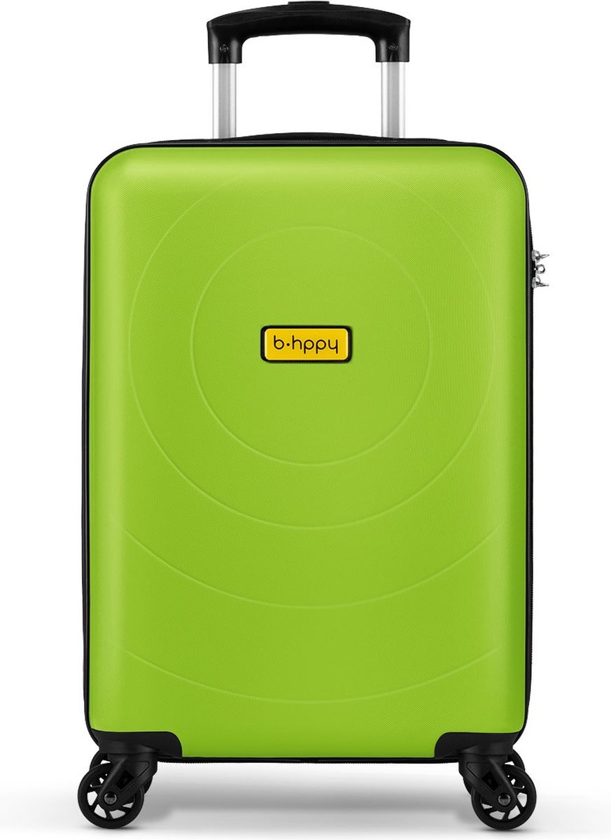 BHPPY Handbagage koffer met 4 wielen - 55 cm - 33L - Groen