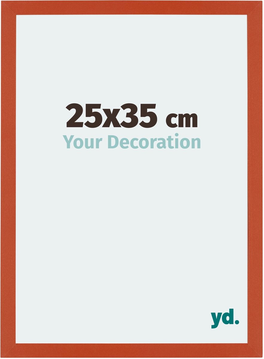 yd. Your Decoration - Fotolijst 25x35 cm - MDF - Oranje - Mura
