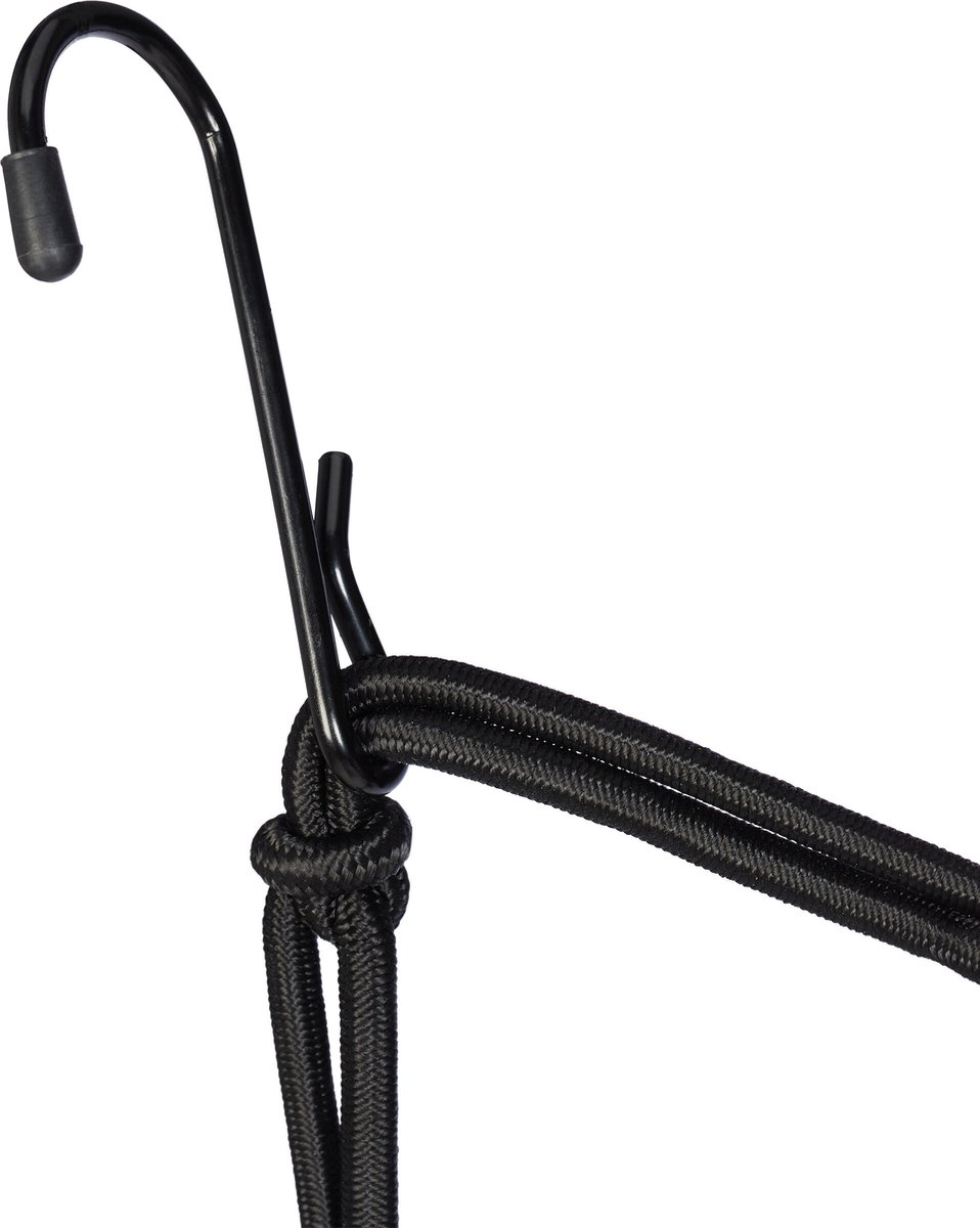 JRILUO bagagenet voor e-bike & e-scooter, elastisch opbergnet met 4