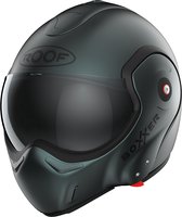 ROOF - Boxxer MATT PETROL - Maat XXL - Systeemhelmen - Scooter helm - Motorhelm - Wit Zwart - ECE 22.05 goedgekeurd