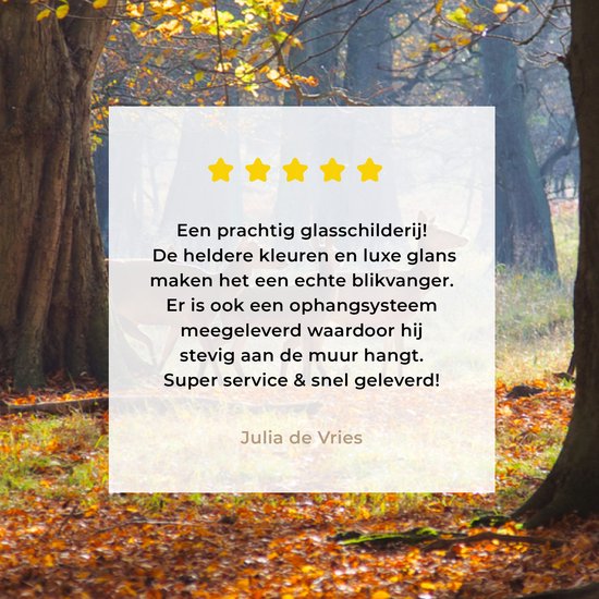 ® Glasschilderij 60x40 cm - Schilderij acrylglas - Herten in een bos in Denemarken - Foto op glas - Muurdecoratie woonkamer - Wanddecoratie slaapkamer - Schilderijen