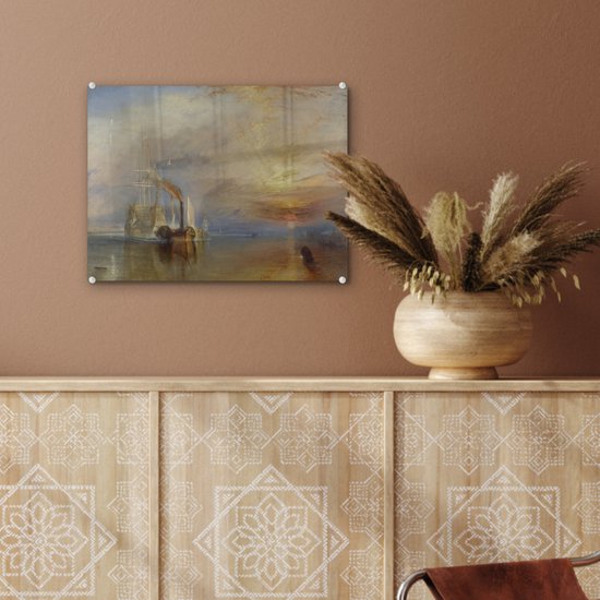 Peinture sur Verre - The Fighting Temeraire - Peinture de Joseph Mallard William Turner - 40x30 cm - Peintures sur Verre Peintures - Photo sur Glas