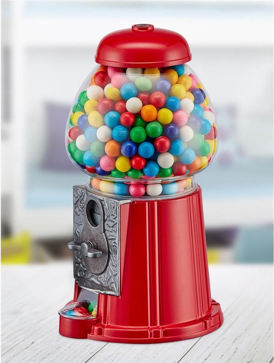 Balvi kauwgomballen automaat American Dream 28 cm rood metaal
