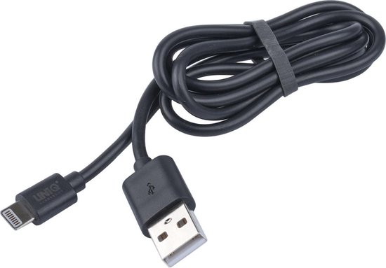 Chargeur Voiture Accessoire UniQ pour Apple Lightning avec 2 x Port USB - Gris - 2,4 A.