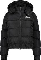 Malelions Women Brand Puffer - Black - XS