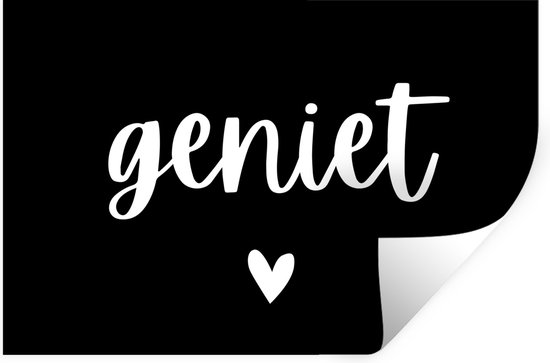 Stickers muraux - Citations - Enjoy - Proverbes - 60x40 cm - Film adhésif